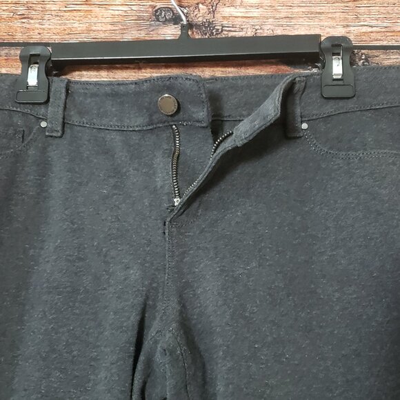 Ann Taylor Pant Size 10 Straight Leg Mid Rise Stretch Gray - Picture 3 of 8